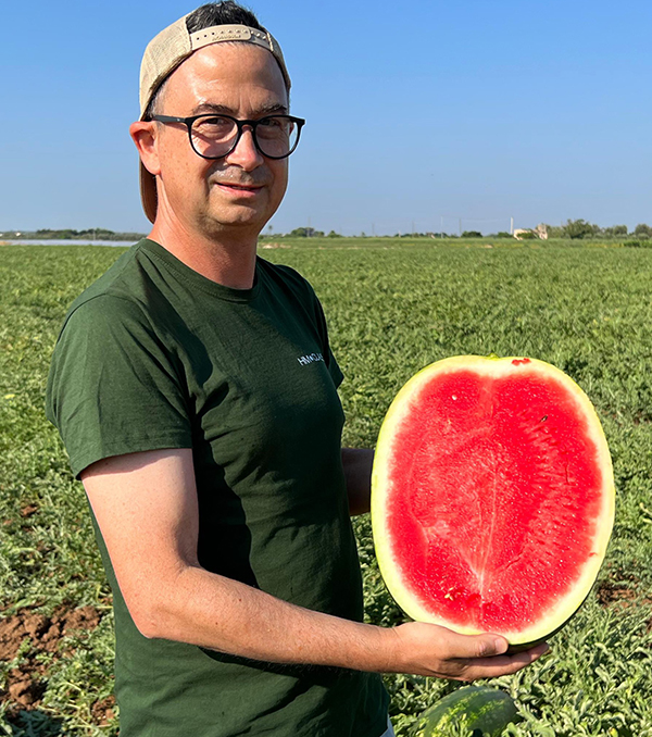 Gianluca Larenza, responsabile sviluppo anguria di HM.Clause